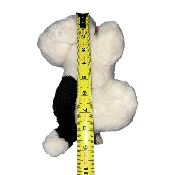 APPLAUSE BRAVO WHITE BLACK BAXTER PUPPY DOG STUFFED ANIMAL PLUSH TOY - Picture 6 of 7